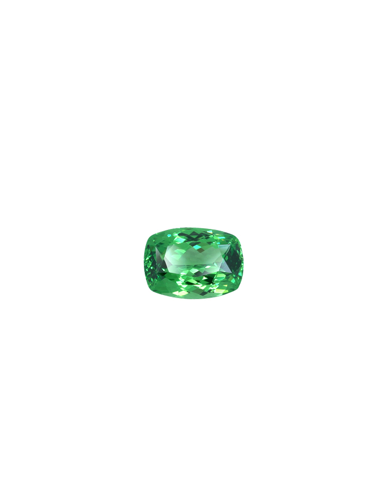 Vibrant Green Cushion Tsavorite