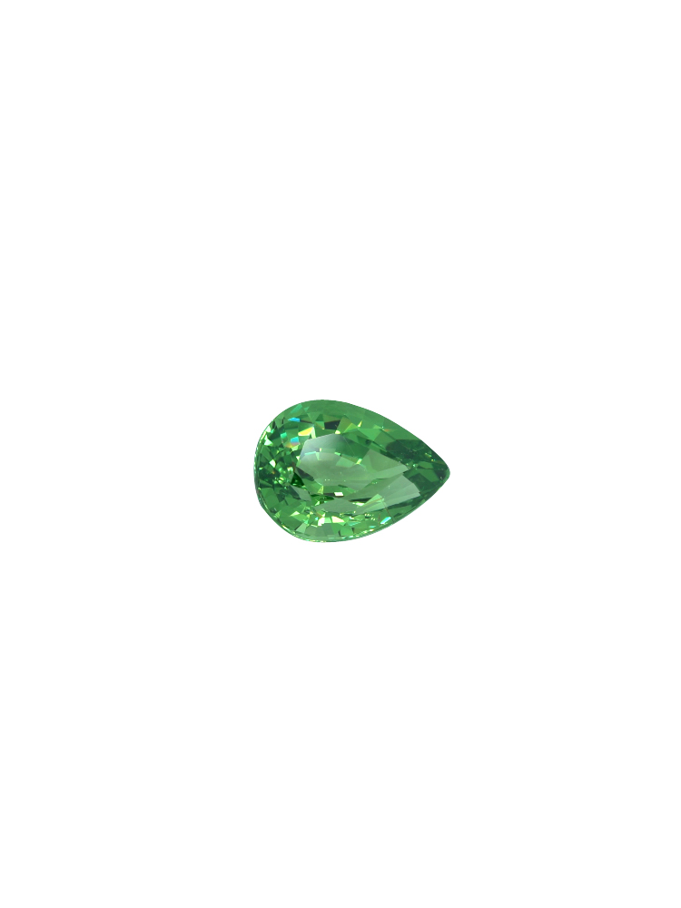 Leaf Green Pear Tsavorite