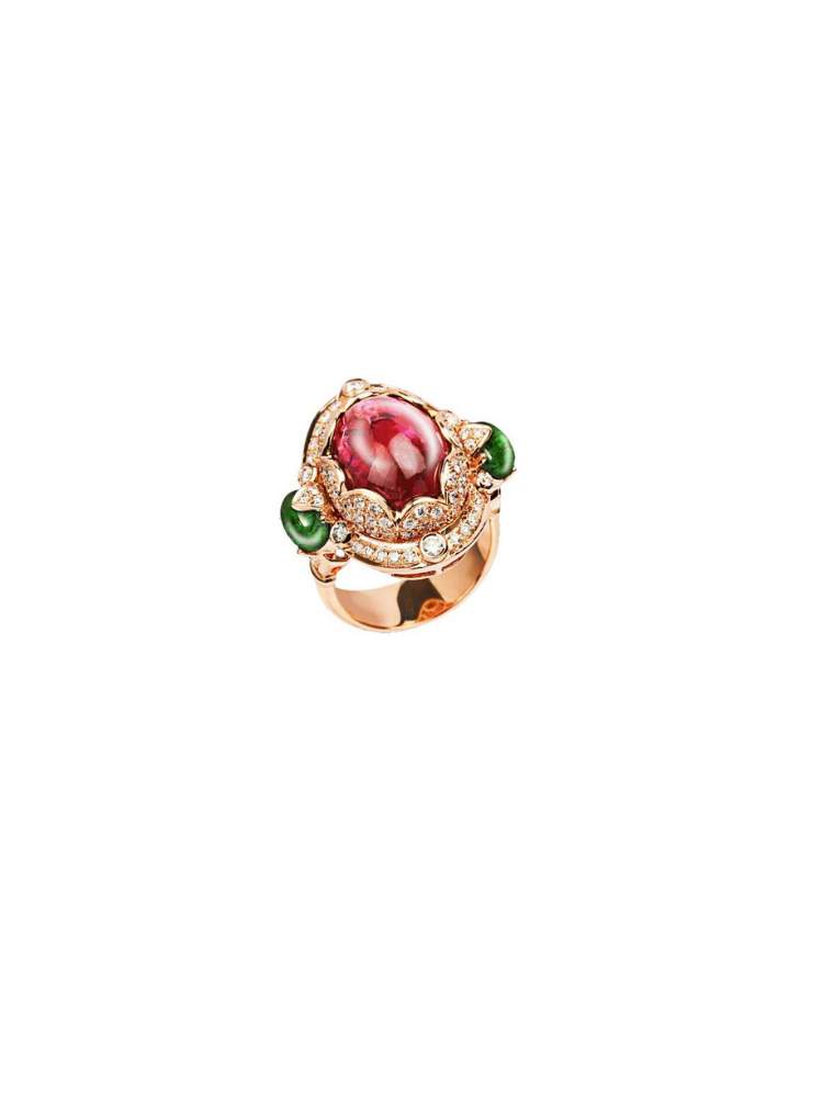 Rose Tourmaline Ring