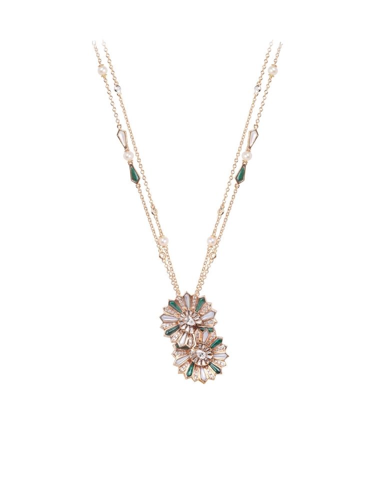 Faceted Wild Petal Necklace