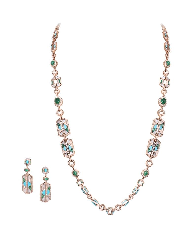 Aztec Silk Necklace