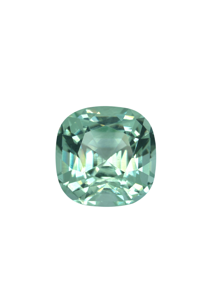 Light Mint Cushion Tourmaline