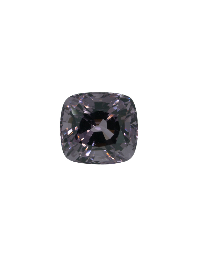 Gun Metal Gray Cushion Spinel