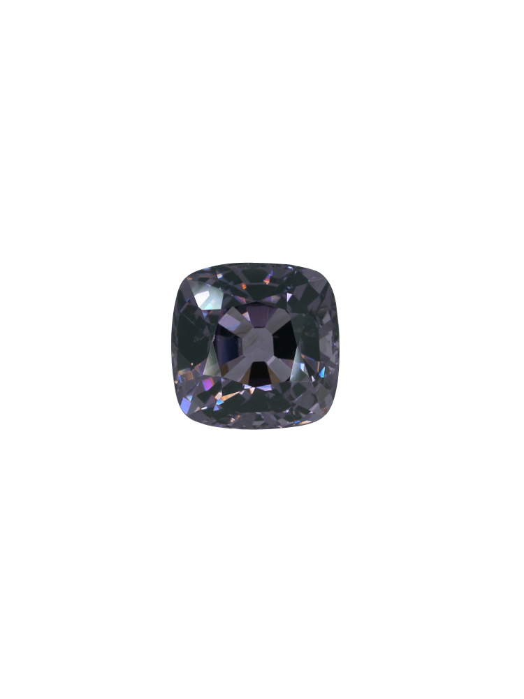 Magenta Charcoal Cushion Spinel