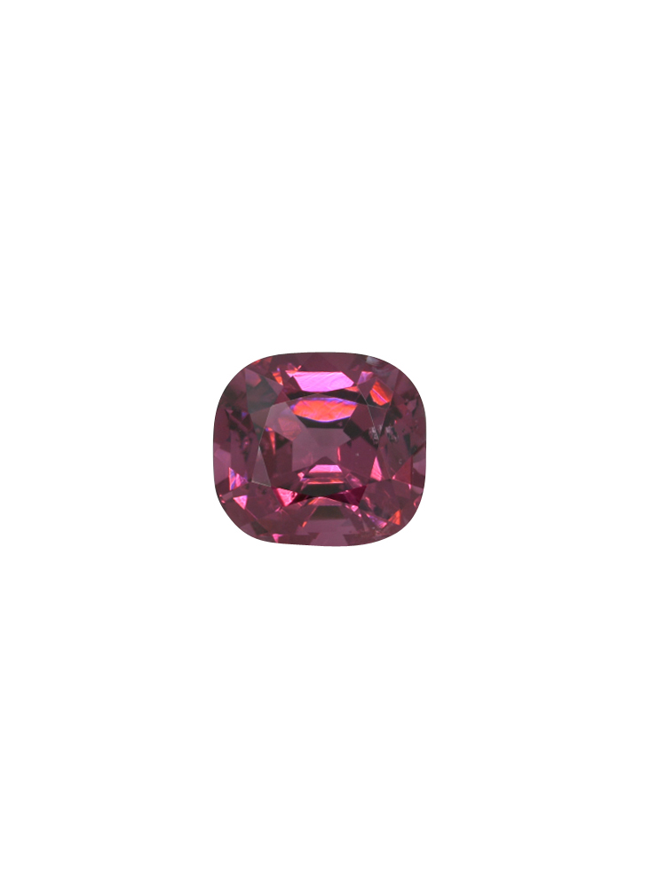 Deep Pink Red Cushion Spinel