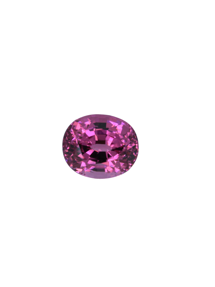 Vivid Pink Oval Tourmaline