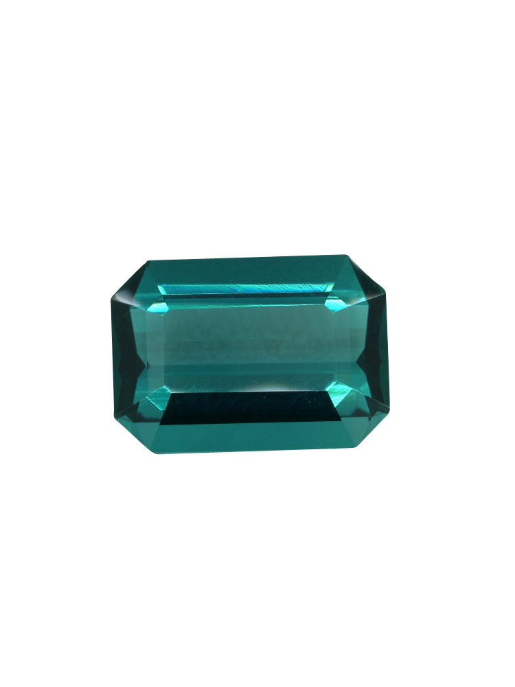 Teal Green Octagon Tourmaline