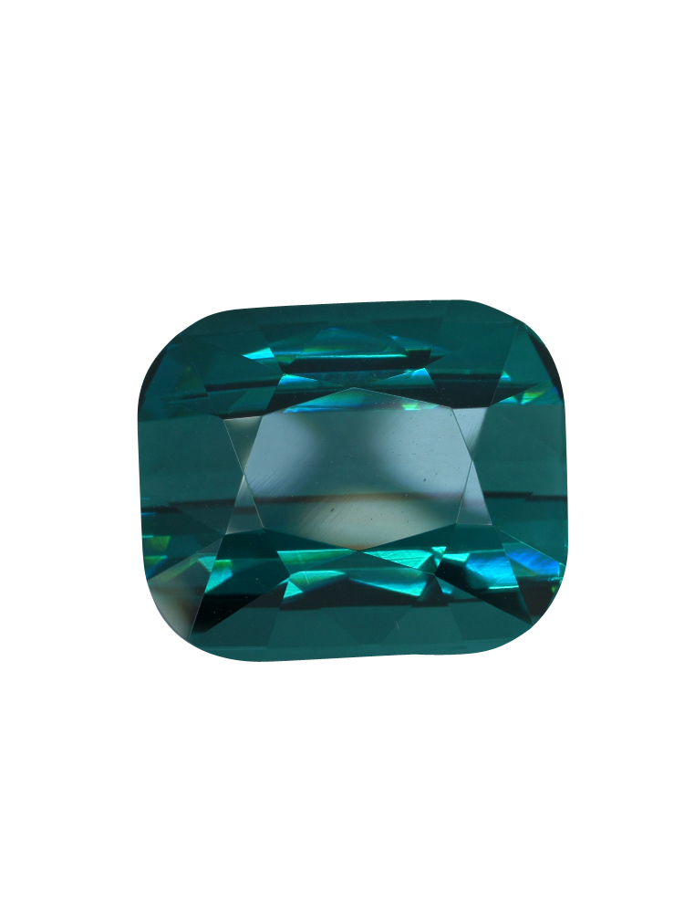 Deep Teal Cushion Indicolite