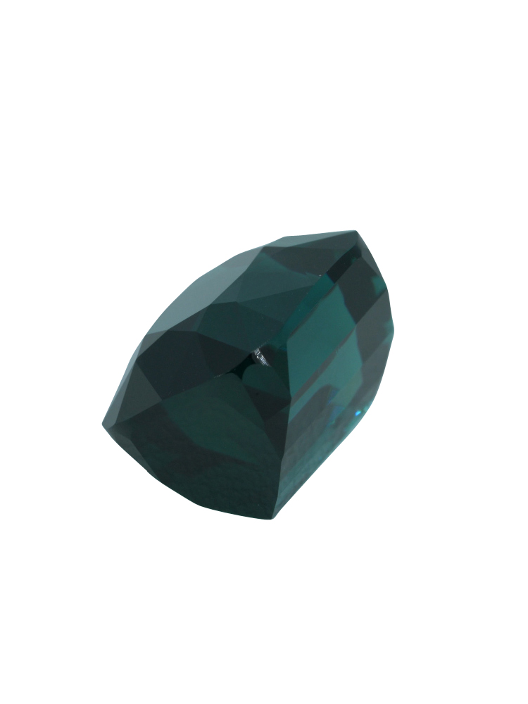 Deep Teal Cushion Indicolite