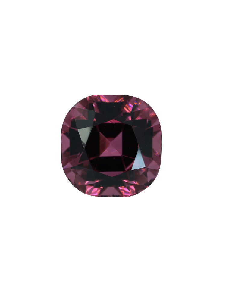 Deep Pink Square Cushion Tourmaline