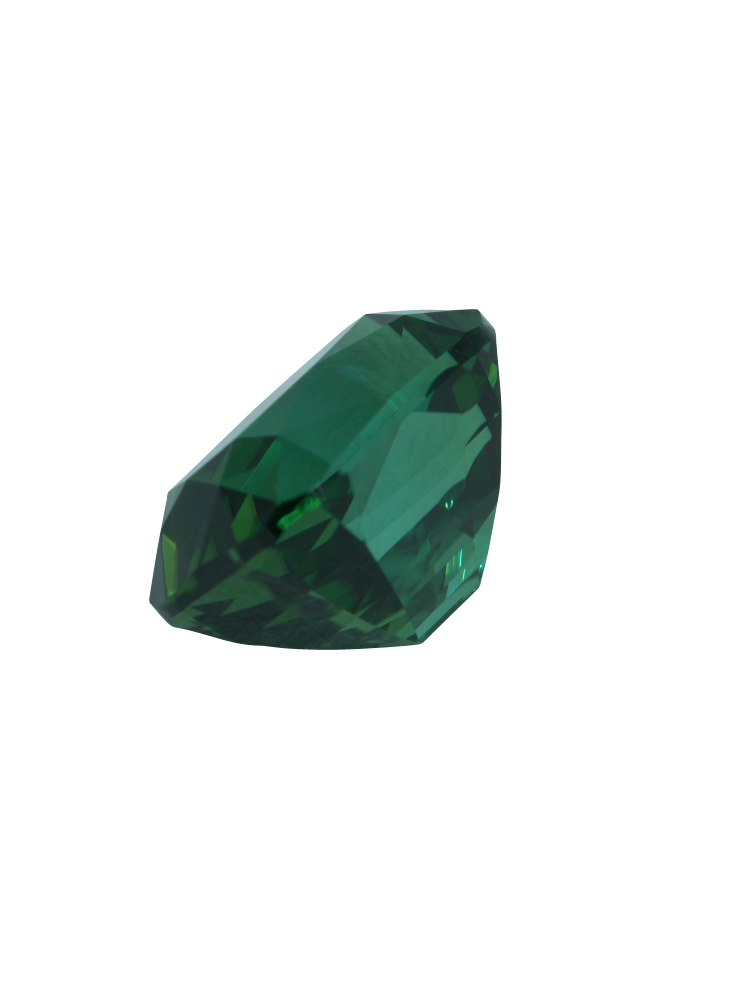 Vivid Green Cushion Tourmaline