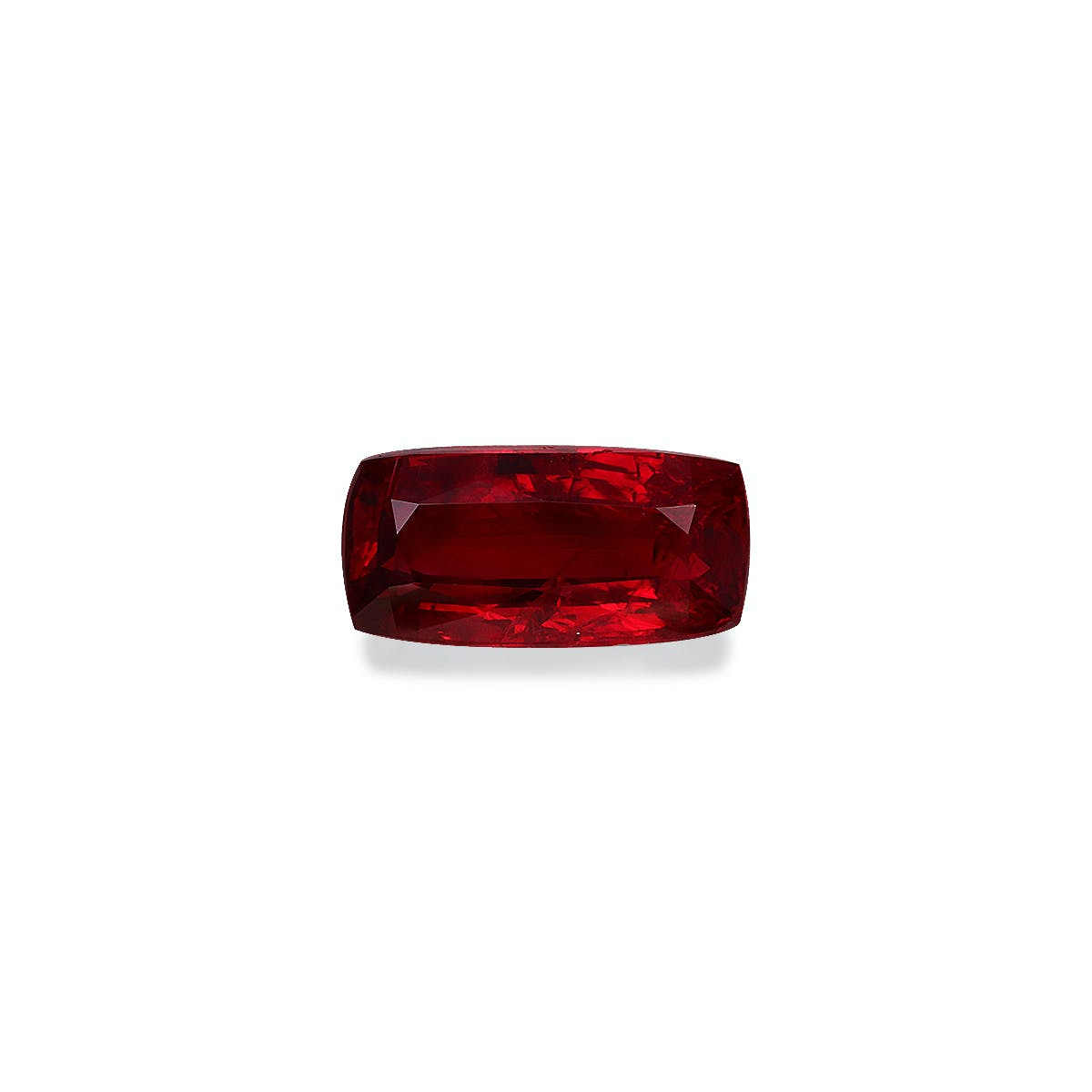 Mozambique Ruby Cushion Fine Step Cut Red