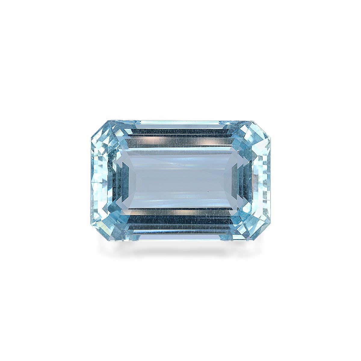 Aquamarine Rectangular Emerald Cut Arctic Blue