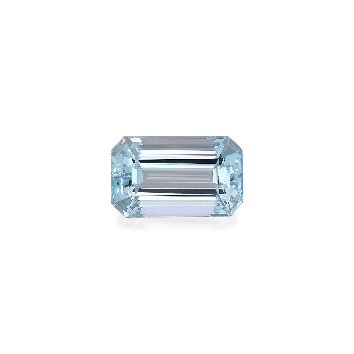 Aquamarine Rectangular Emerald Cut Baby Blue