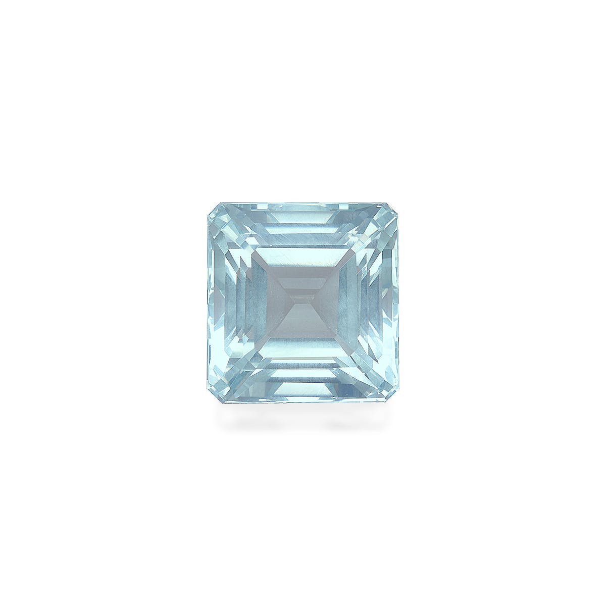 Aquamarine Square Asscher Cut Baby Blue