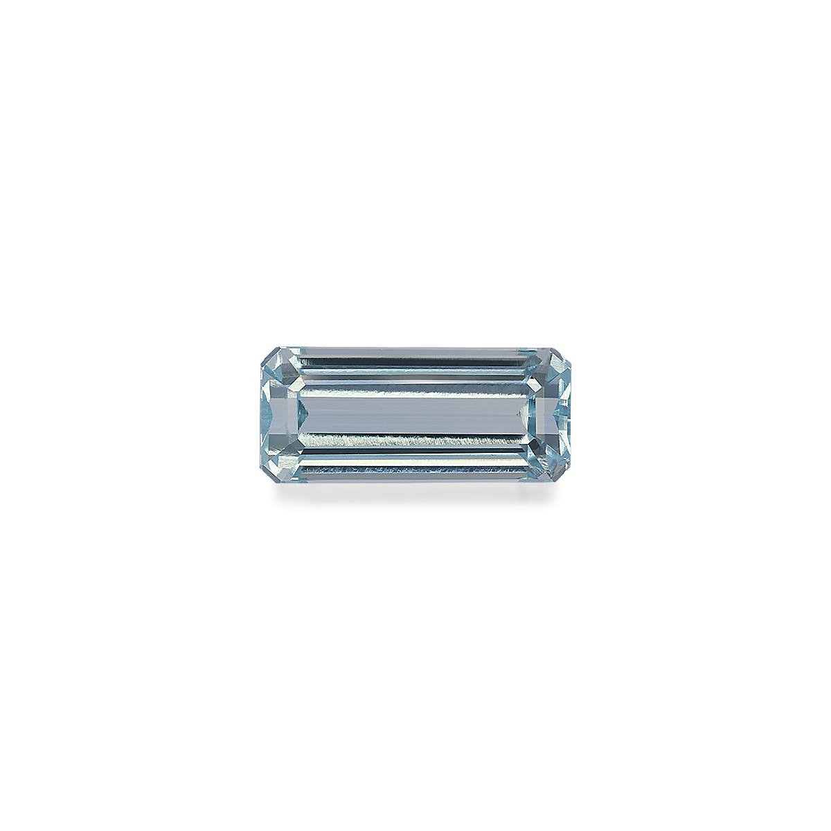 Aquamarine Rectangular Emerald Cut Sky Blue