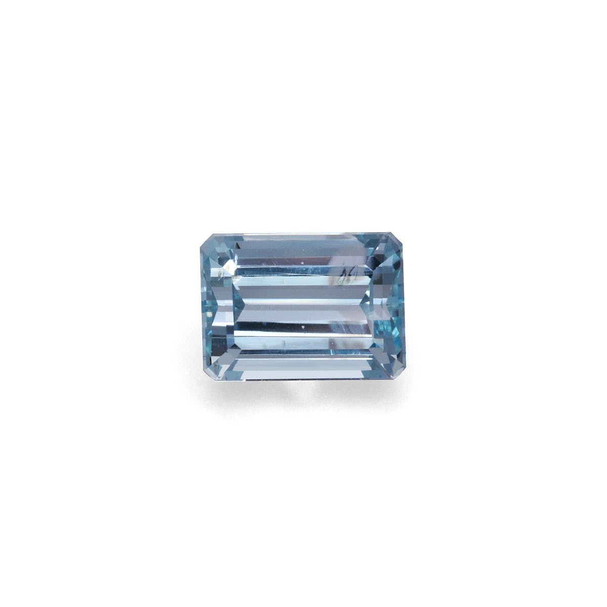 Aquamarine Rectangular Emerald Cut Baby Blue