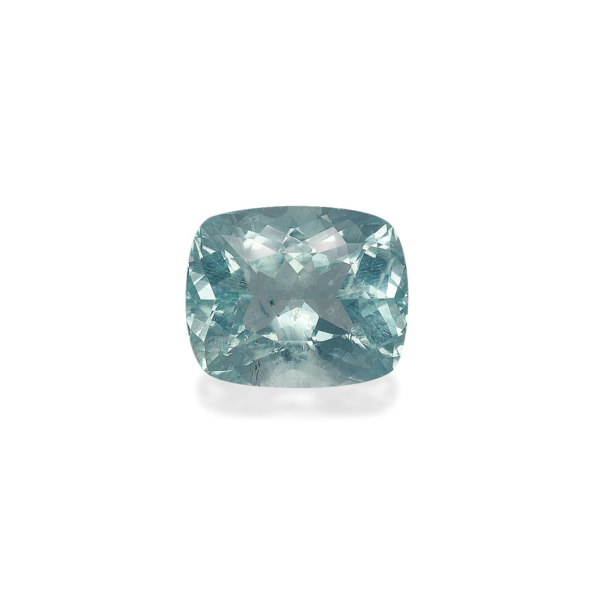 Aquamarine Cushion Modified Brilliant Cut Baby Blue