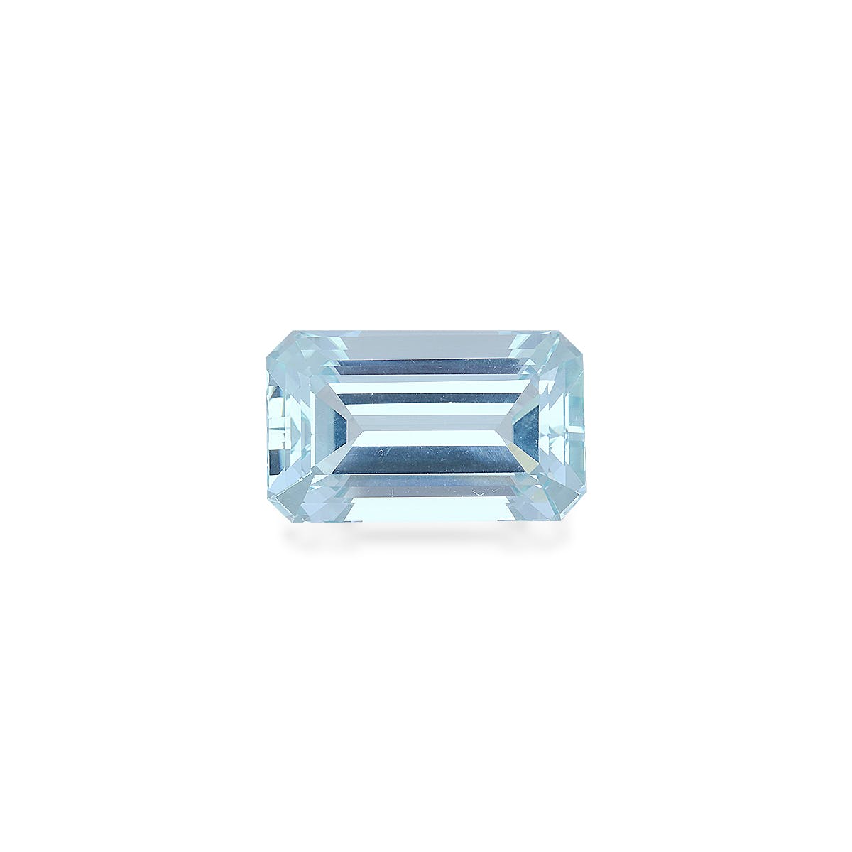 Aquamarine Rectangular Emerald Cut Sky Blue