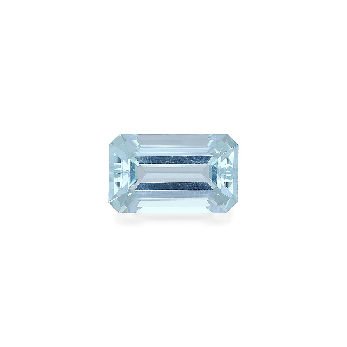 Aquamarine Rectangular Emerald Cut Sky Blue