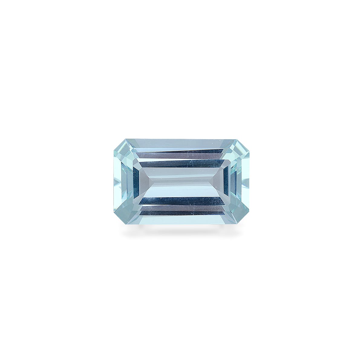 Aquamarine Rectangular Emerald Cut Sky Blue