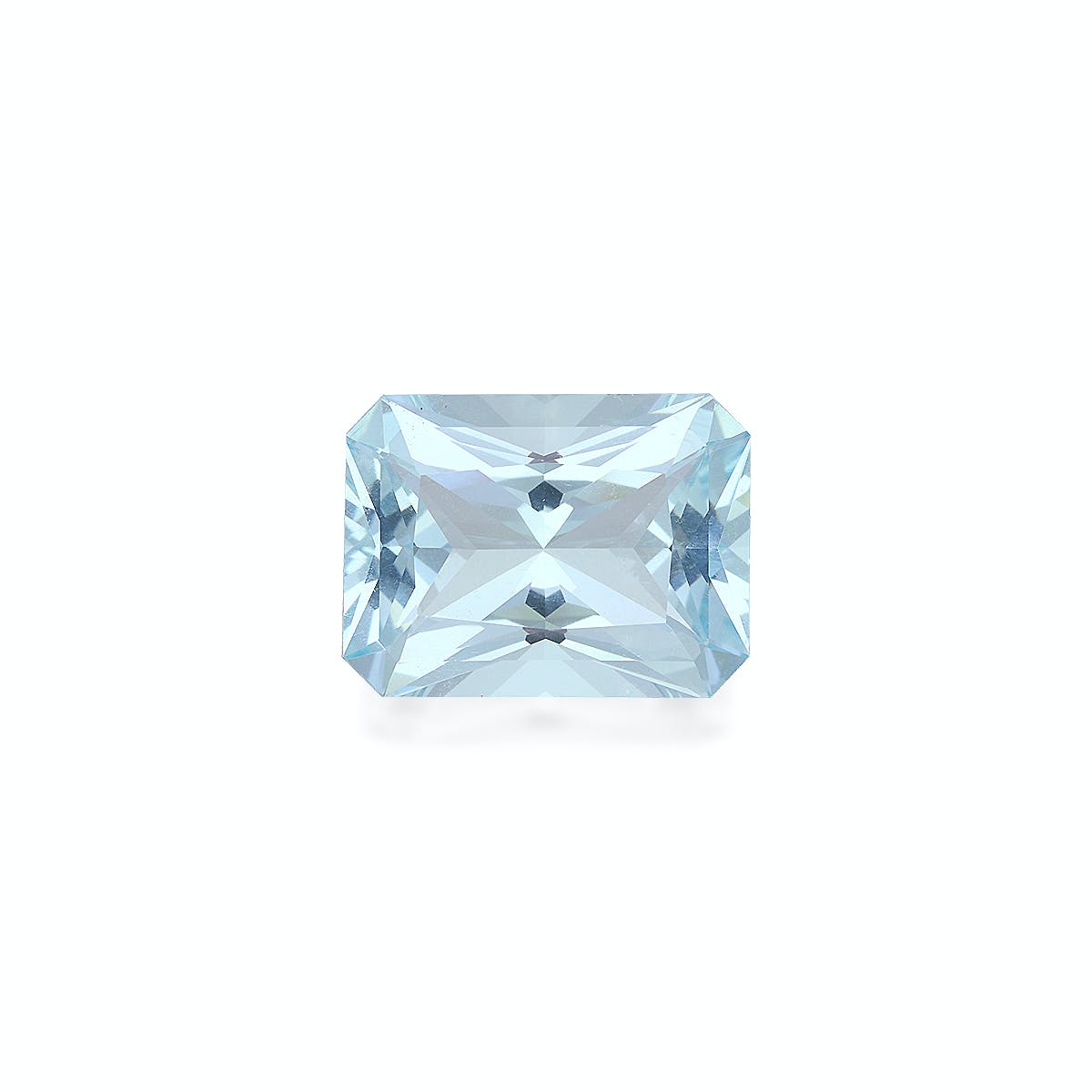 Aquamarine Rectangular Radiant Cut Sky Blue