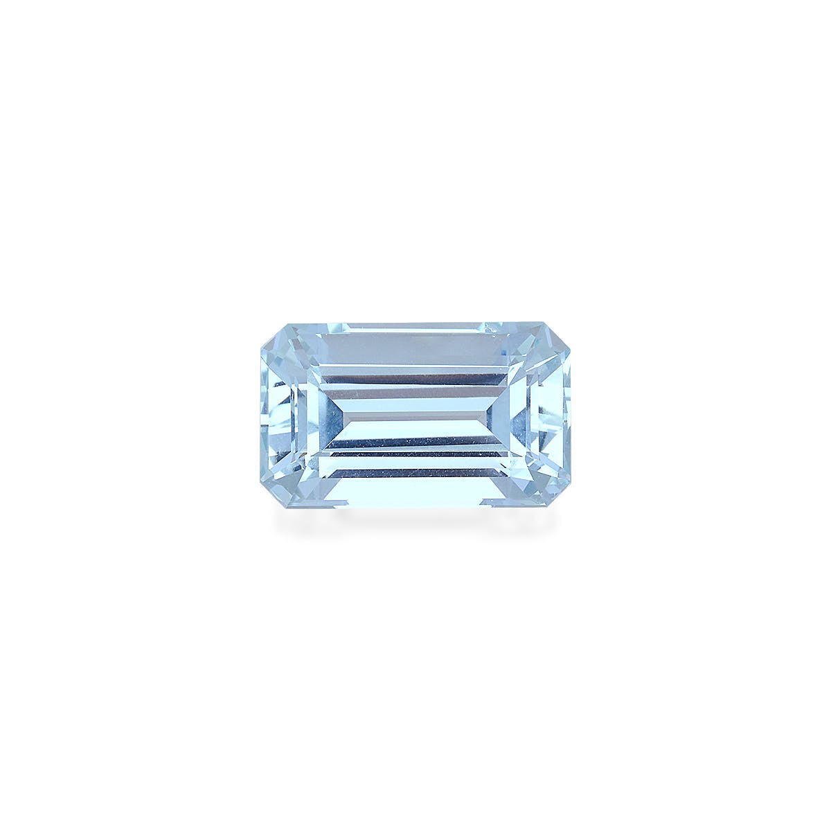 Aquamarine Rectangular Emerald Cut Arctic Blue