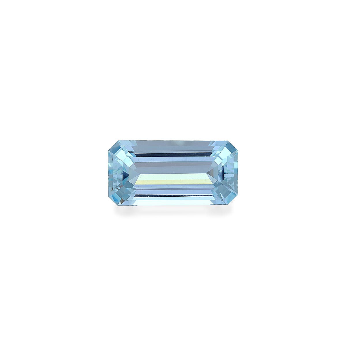 Aquamarine Rectangular Emerald Cut Arctic Blue