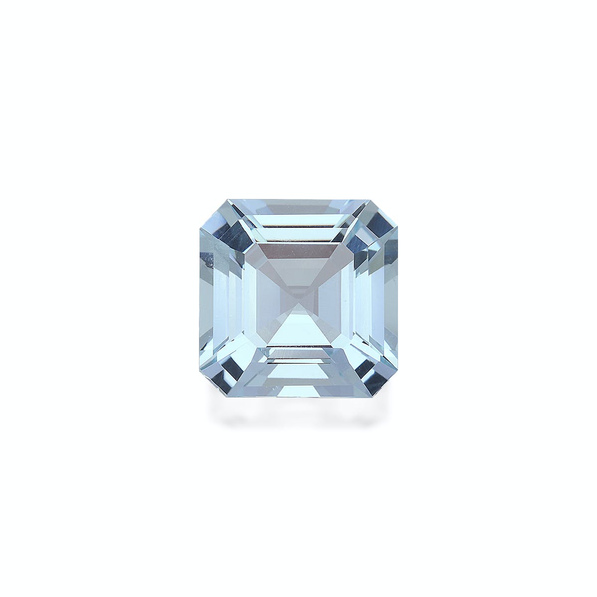 Aquamarine Square Asscher Cut Sky Blue