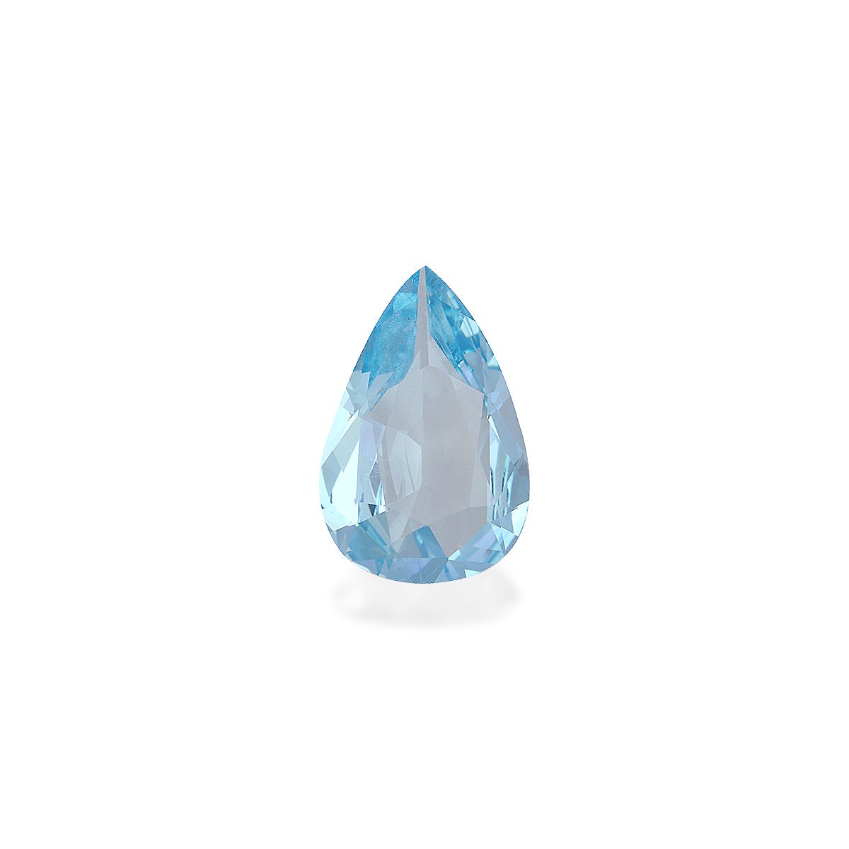 Aquamarine Pear Fine Step Cut