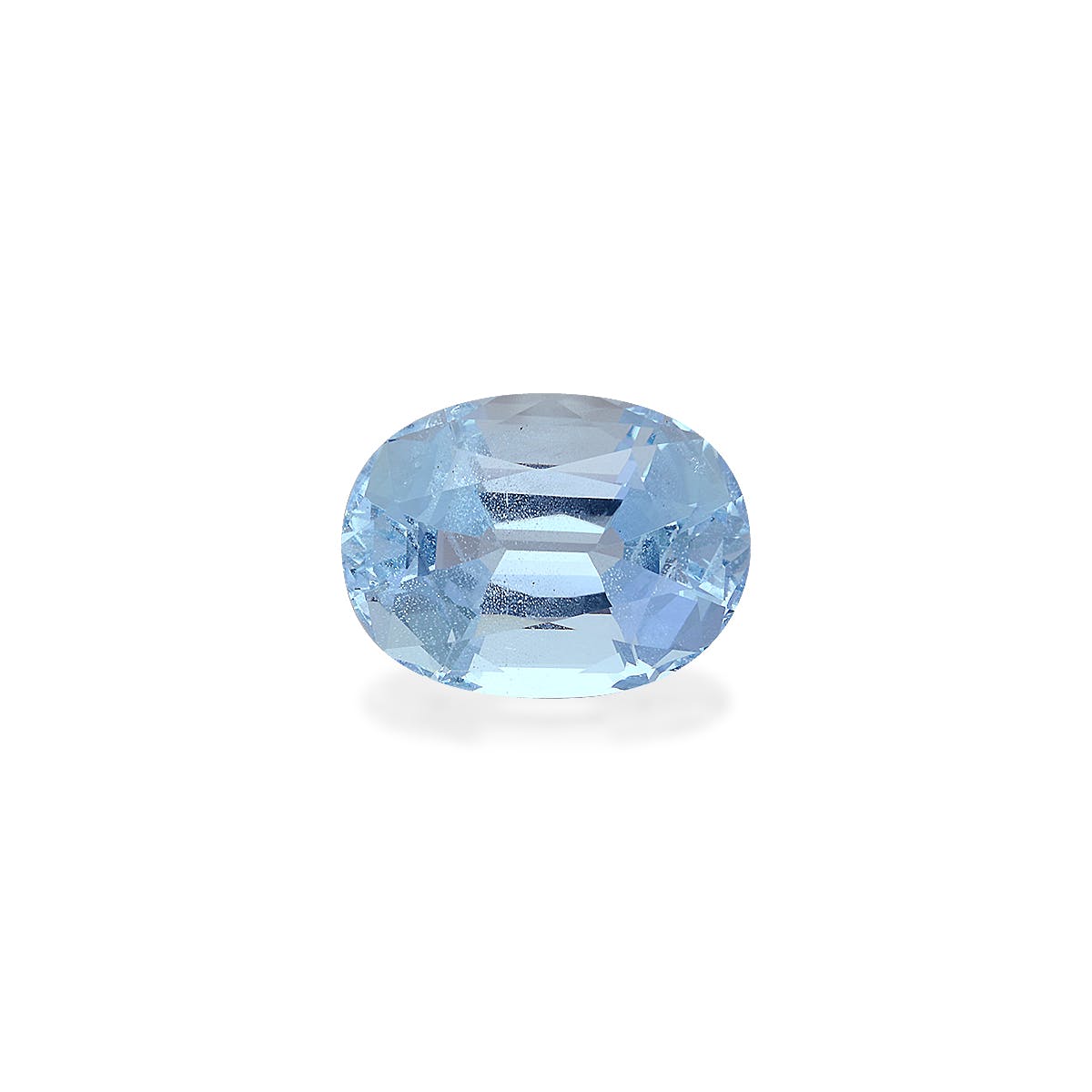 Aquamarine Oval Fine Step Cut