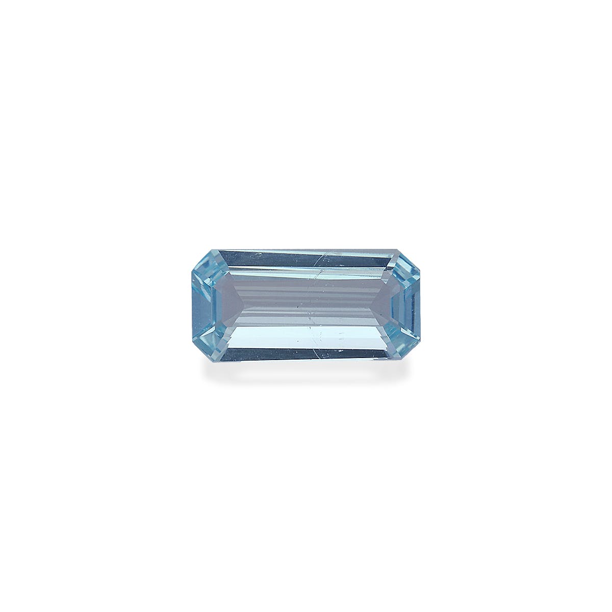 Aquamarine Rectangular Emerald Cut Sky Blue