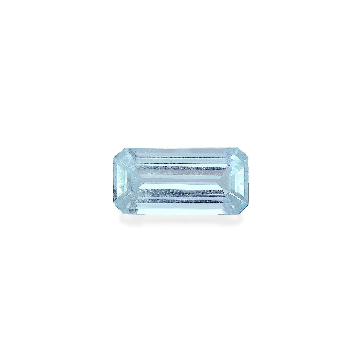 Aquamarine Rectangular Emerald Cut Sky Blue