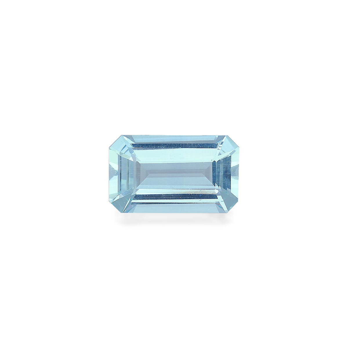 Aquamarine Rectangular Emerald Cut Baby Blue