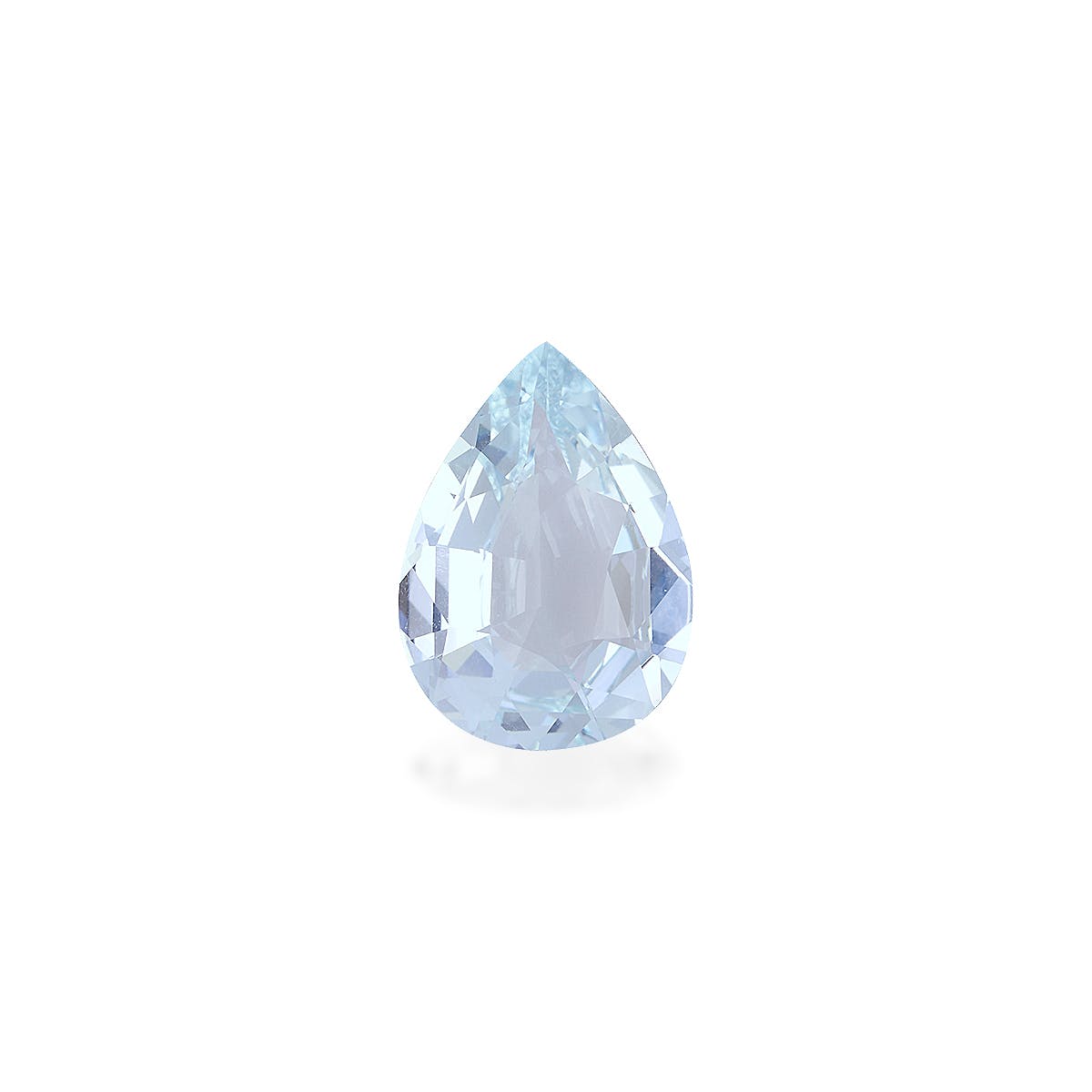 Aquamarine Pear Fine Step Cut