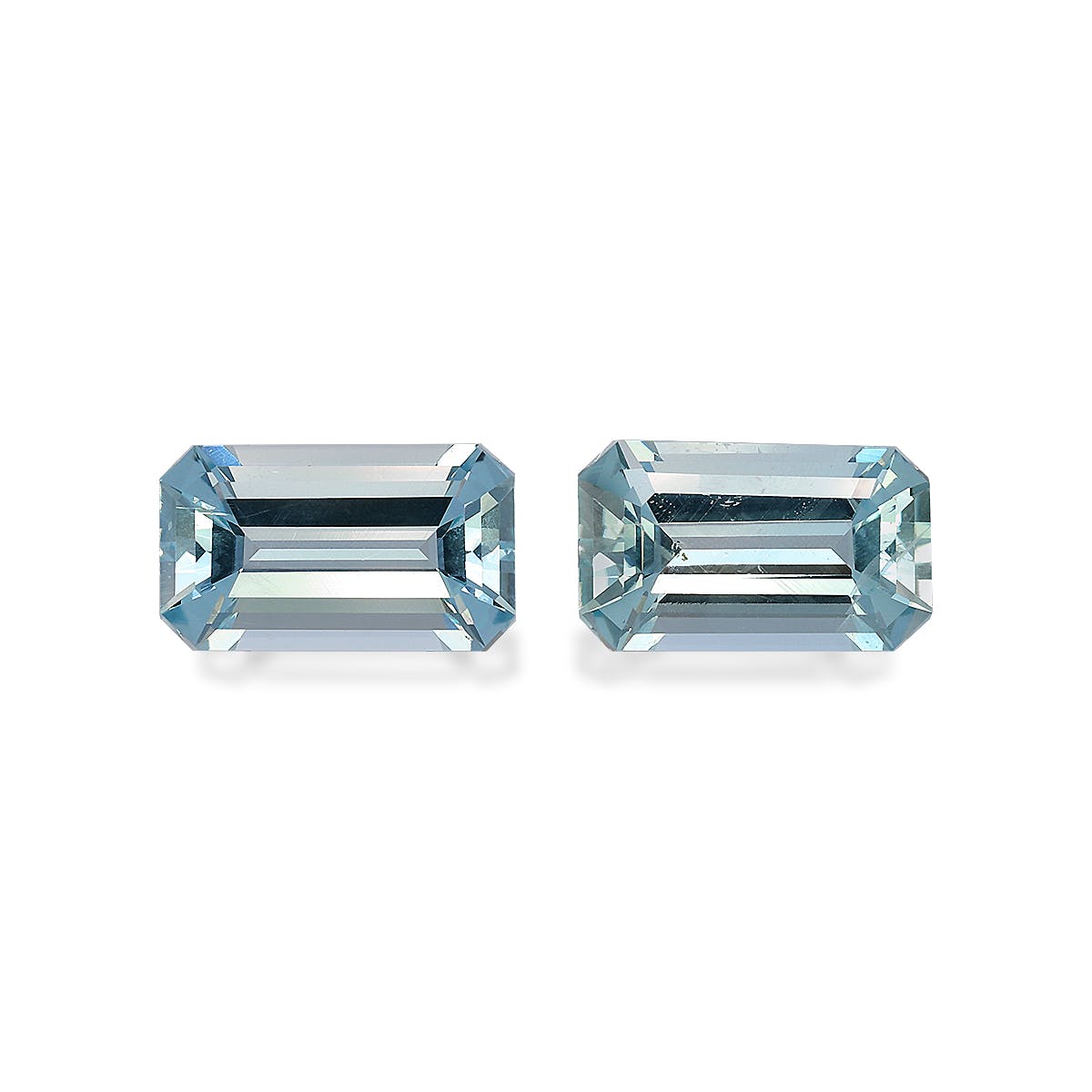 Aquamarine Rectangular Emerald Cut Baby Blue