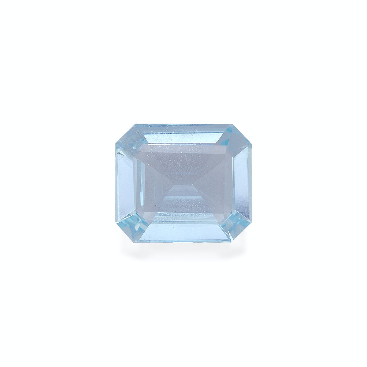 Aquamarine Rectangular Emerald Cut Baby Blue