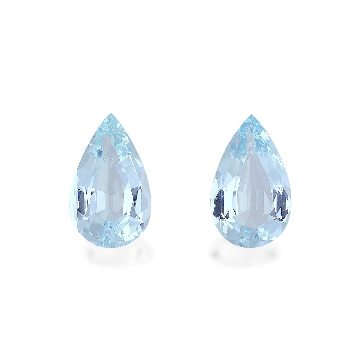 Aquamarine Pear Fine Step Cut