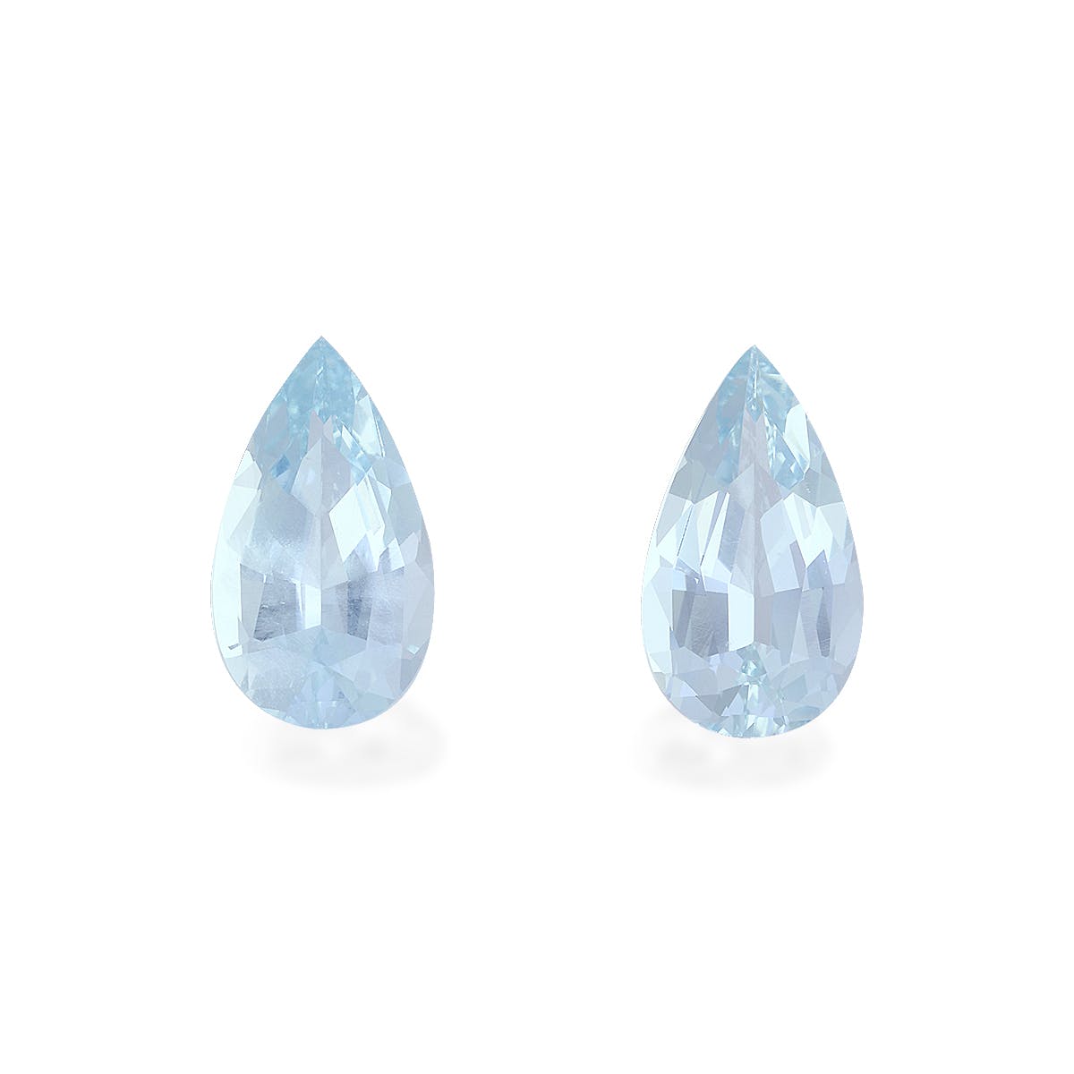 Aquamarine Pear Fine Step Cut