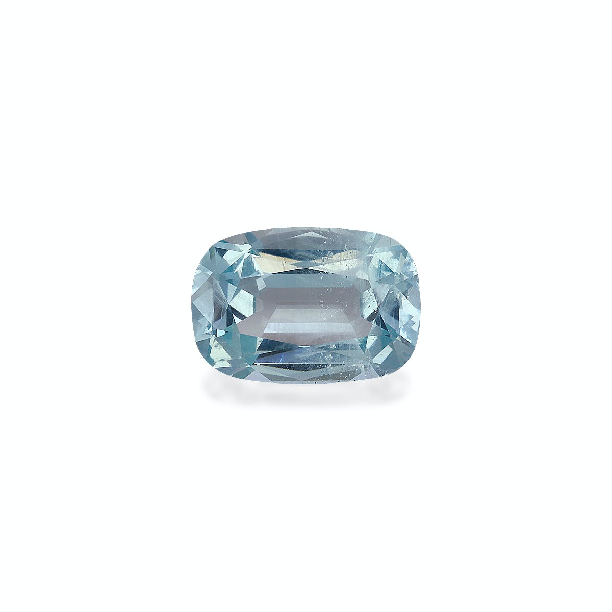 Aquamarine Cushion Fine Step Cut Blue