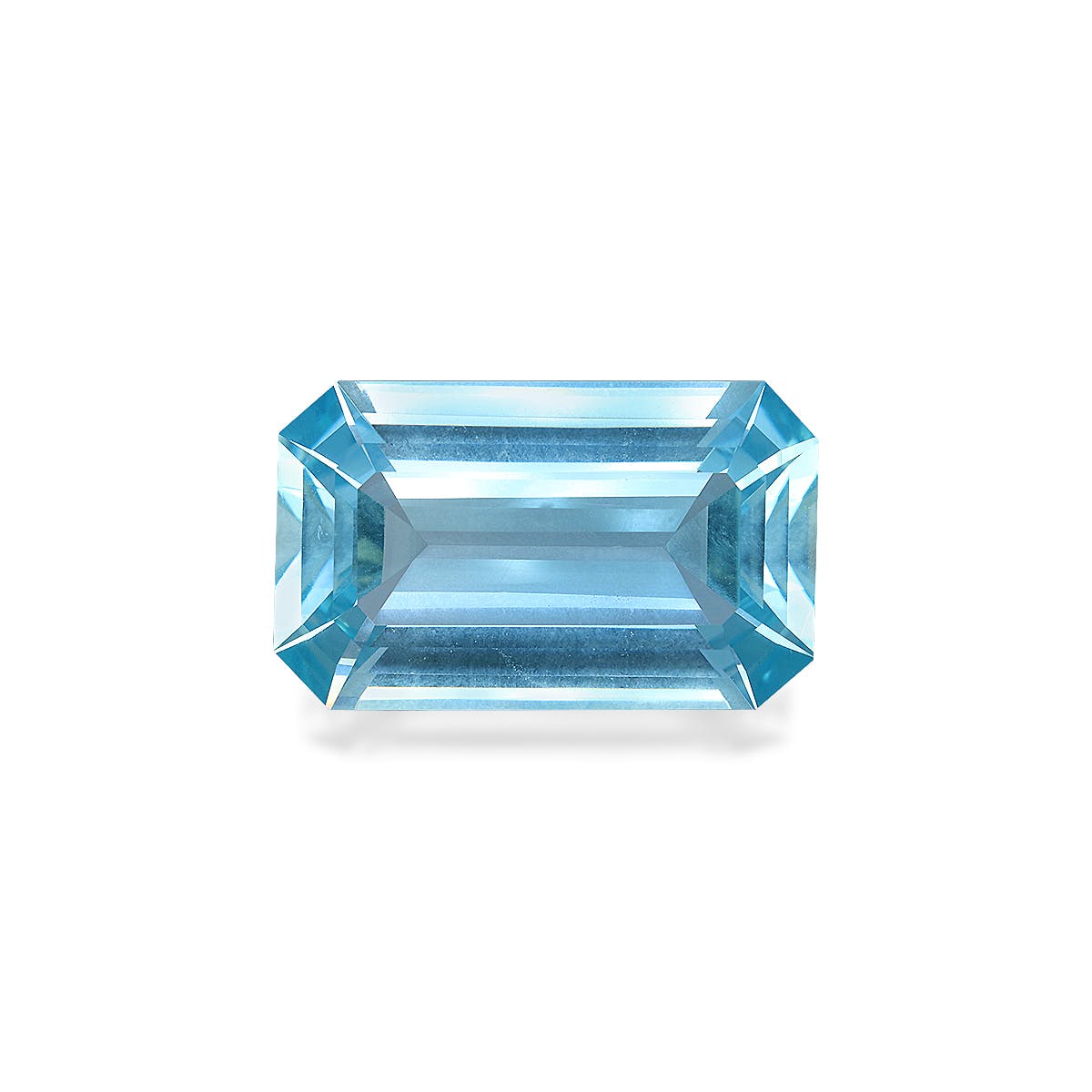 Aquamarine Rectangular Emerald Cut Blue