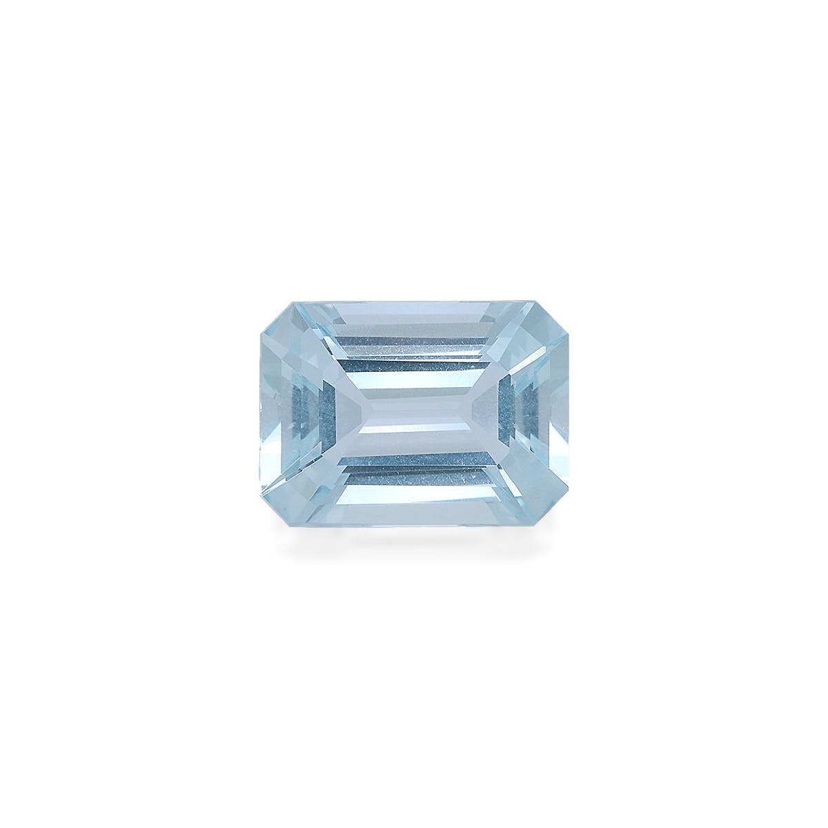 Aquamarine Rectangular Emerald Cut Sky Blue