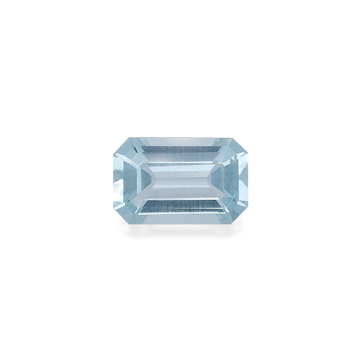 Aquamarine Rectangular Emerald Cut Sky Blue