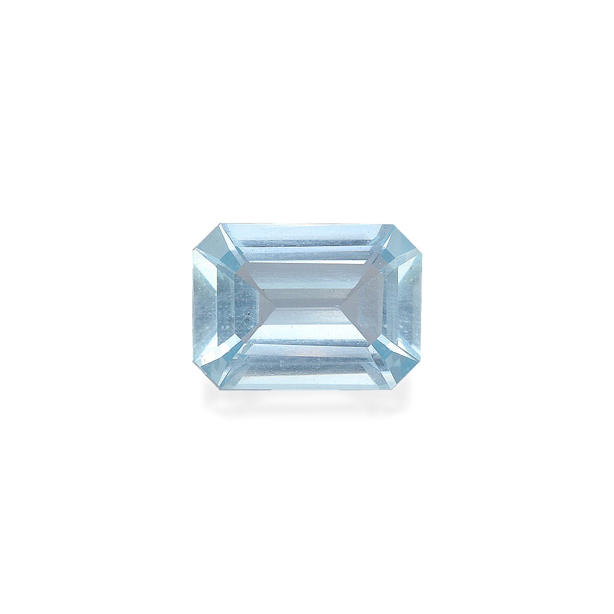 Aquamarine Rectangular Emerald Cut Baby Blue