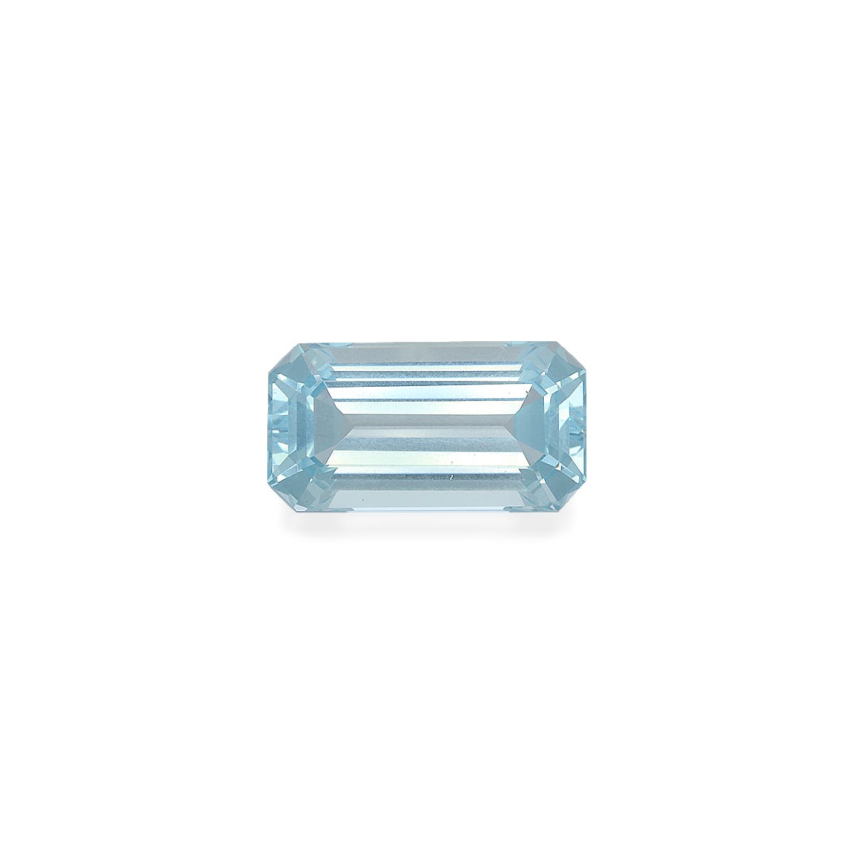 Aquamarine Rectangular Emerald Cut Arctic Blue