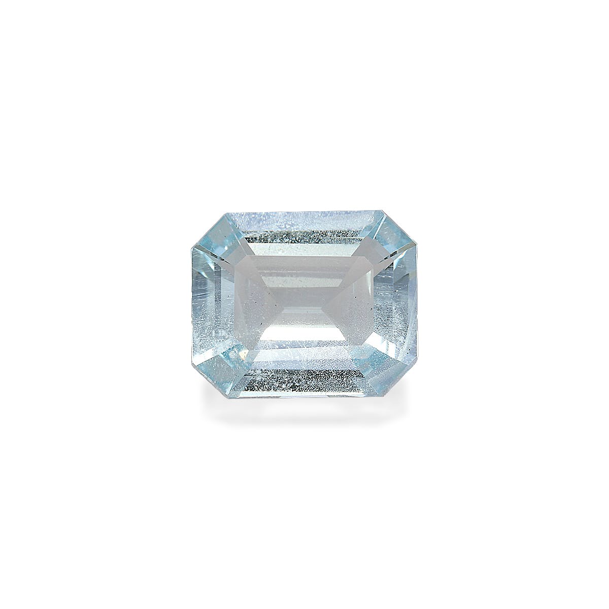 Aquamarine Rectangular Emerald Cut Sky Blue