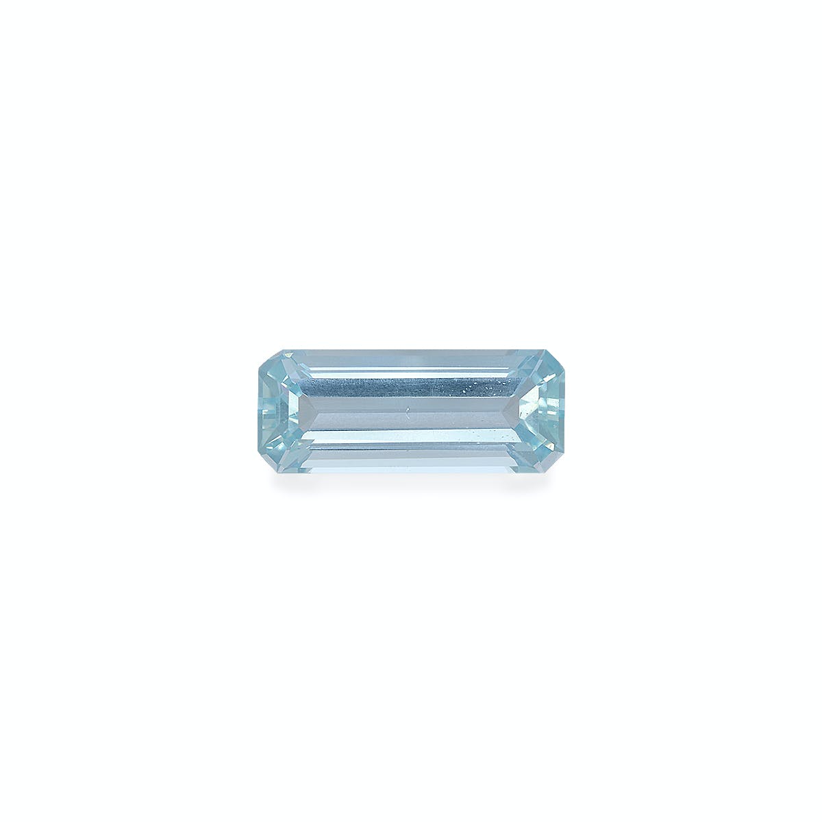 Aquamarine Rectangular Emerald Cut Arctic Blue