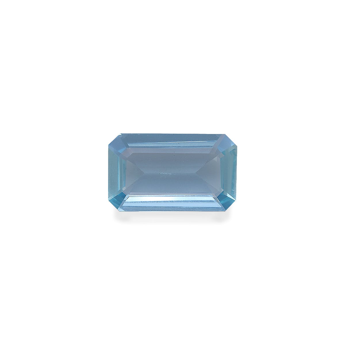 Aquamarine Rectangular Emerald Cut Arctic Blue