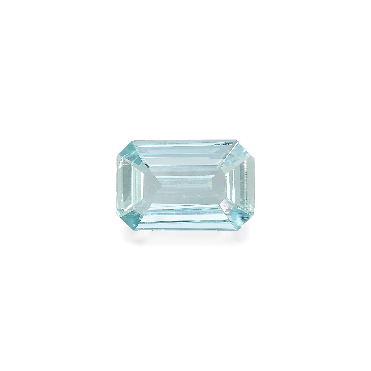 Aquamarine Rectangular Emerald Cut Sky Blue