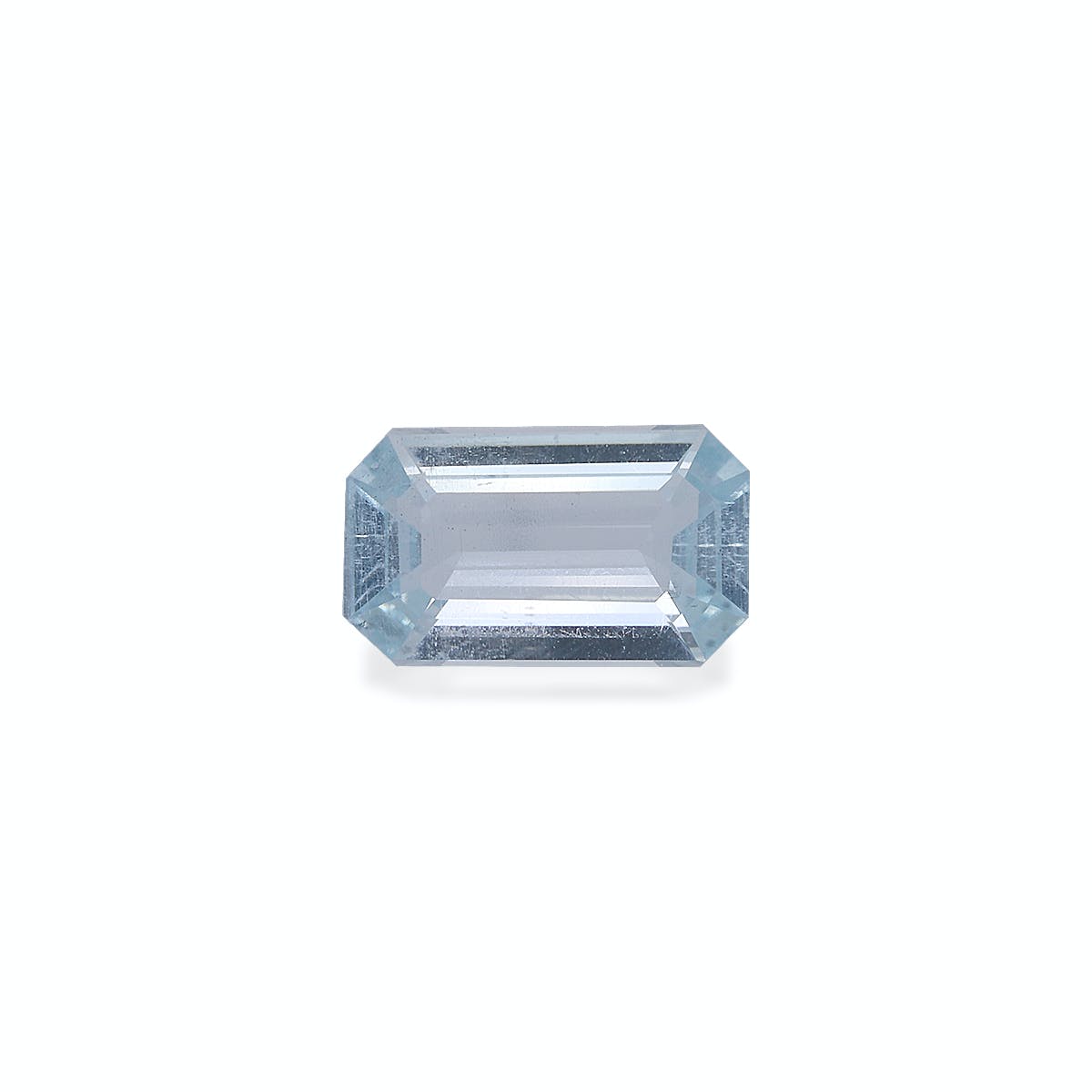 Aquamarine Rectangular Emerald Cut Sky Blue